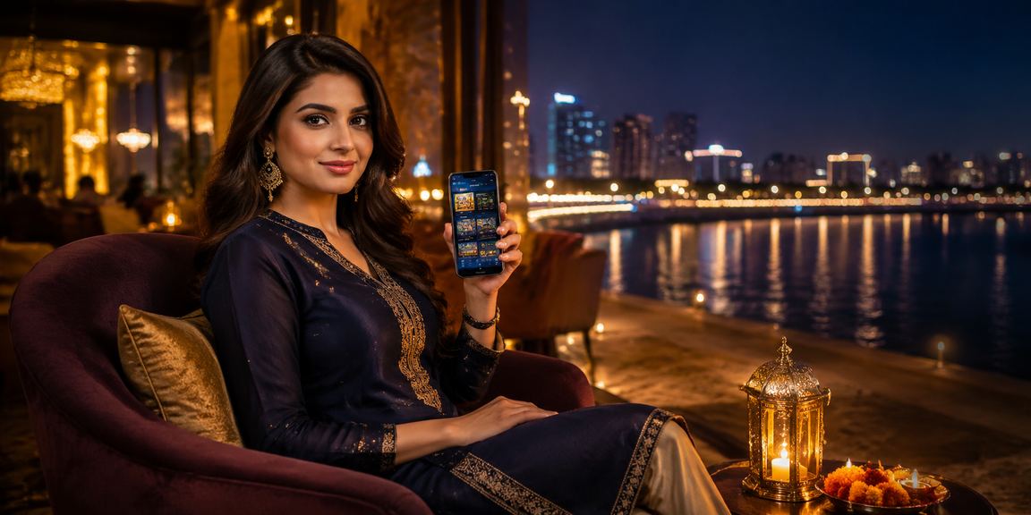 Indian live casino dealer hosting Andar Bahar game